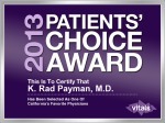 Patients' Choice Award in 2013