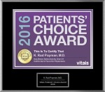 Patients' Choice Award in 2016