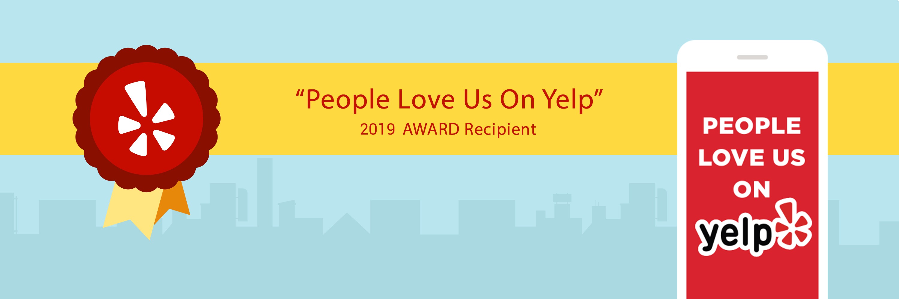 People love us on Yelp 2019